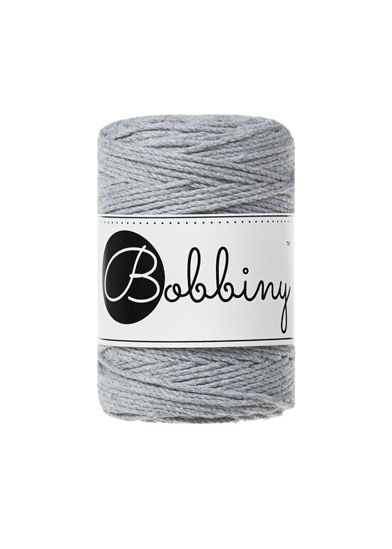 Makramē virve 3PLY - Silver